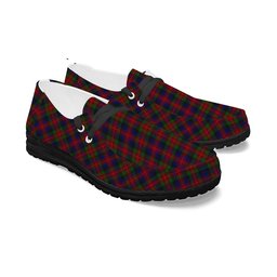 ScotsTee Shop Scottish Tennant SC Tartan Plaid Canvas Loafer Shoes