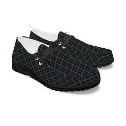 ScotsTee Shop Scottish Russell 1 Tartan Plaid Canvas Loafer Shoes