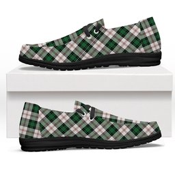 ScotsTee Shop Scottish Ross Arisaid Ancient Tartan Plaid Canvas Loafer Shoes