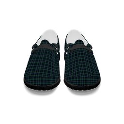 ScotsTee Shop Scottish Robertson Hunting #2 Modern Tartan Plaid Canvas Loafer Shoes