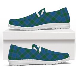 ScotsTee Shop Scottish Sutherland Hunting Ancient Tartan Plaid Canvas Loafer Shoes