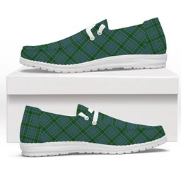ScotsTee Shop Scottish Taylor Ancient Tartan Plaid Canvas Loafer Shoes