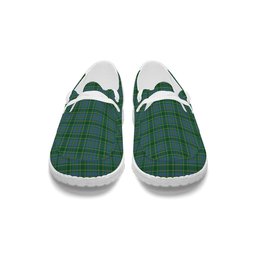ScotsTee Shop Scottish Taylor Ancient Tartan Plaid Canvas Loafer Shoes