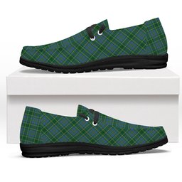 ScotsTee Shop Scottish Taylor Ancient Tartan Plaid Canvas Loafer Shoes