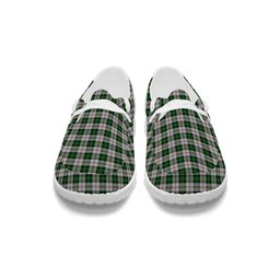ScotsTee Shop Scottish Ross Arisaid Tartan Plaid Canvas Loafer Shoes