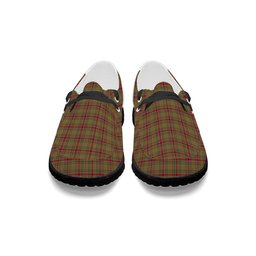 ScotsTee Shop Scottish Sutherland of Duffus Tartan Plaid Canvas Loafer Shoes