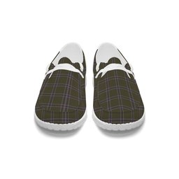 ScotsTee Shop Scottish Renn Faire Tartan Plaid Canvas Loafer Shoes