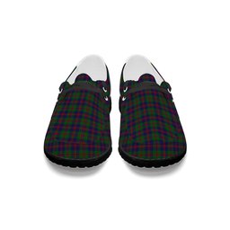 ScotsTee Shop Scottish Robertson Struan Tartan Plaid Canvas Loafer Shoes