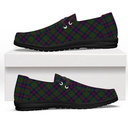 ScotsTee Shop Scottish Robertson Struan Tartan Plaid Canvas Loafer Shoes