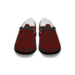 ScotsTee Shop Scottish Mensah Tartan Plaid Canvas Loafer Shoes