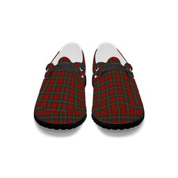 ScotsTee Shop Scottish Moray of Abercairney Tartan Plaid Canvas Loafer Shoes