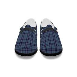 ScotsTee Shop Scottish McRae of America Tartan Plaid Canvas Loafer Shoes
