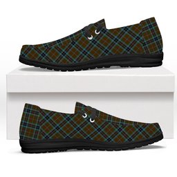 ScotsTee Shop Scottish McTavish Hunting Tartan Plaid Canvas Loafer Shoes