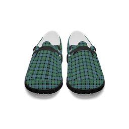ScotsTee Shop Scottish Melville Modern Tartan Plaid Canvas Loafer Shoes