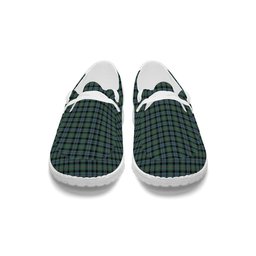 ScotsTee Shop Scottish Melville Tartan Plaid Canvas Loafer Shoes