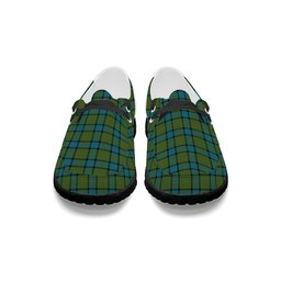 ScotsTee Shop Scottish Muir Ancient Tartan Plaid Canvas Loafer Shoes