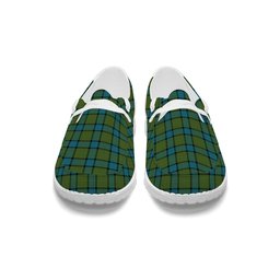 ScotsTee Shop Scottish Muir Ancient Tartan Plaid Canvas Loafer Shoes