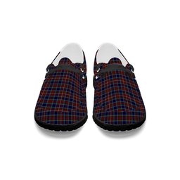 ScotsTee Shop Scottish Moon Georgia USA Tartan Plaid Canvas Loafer Shoes