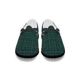 ScotsTee Shop Scottish Moncreiffe of Atholl Modern Tartan Plaid Canvas Loafer Shoes