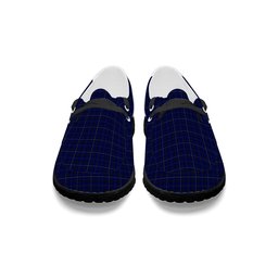 ScotsTee Shop Scottish Moon New Maldon Surrey Tartan Plaid Canvas Loafer Shoes