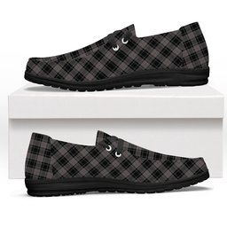 ScotsTee Shop Scottish Moffat 1984 Tartan Plaid Canvas Loafer Shoes