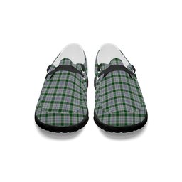 ScotsTee Shop Scottish Milne dress green Tartan Plaid Canvas Loafer Shoes