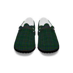 ScotsTee Shop Scottish Moncreiffe of Atholl Tartan Plaid Canvas Loafer Shoes