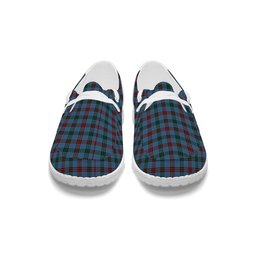 ScotsTee Shop Scottish Montgomery of Ayrshire Ancient Tartan Plaid Canvas Loafer Shoes