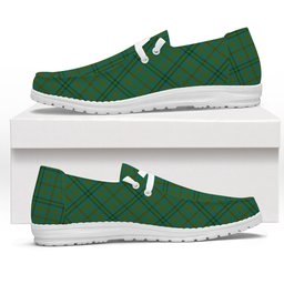 ScotsTee Shop Scottish Moncreiffe of Atholl Ancient Tartan Plaid Canvas Loafer Shoes