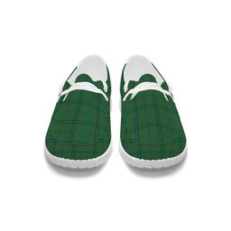 ScotsTee Shop Scottish Moncreiffe of Atholl Ancient Tartan Plaid Canvas Loafer Shoes