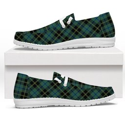 ScotsTee Shop Scottish Michaluk Tartan Plaid Canvas Loafer Shoes