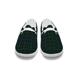 ScotsTee Shop Scottish Ogilvie of Inverarity VS 2 Tartan Plaid Canvas Loafer Shoes