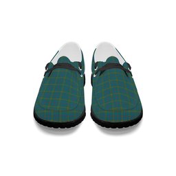 ScotsTee Shop Scottish Norris (Norreys) Ancient Tartan Plaid Canvas Loafer Shoes