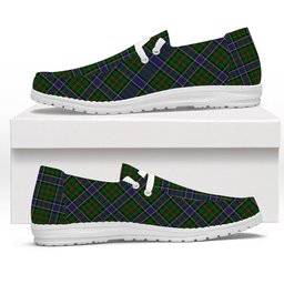 ScotsTee Shop Scottish Ogilvy Hunting 1 Tartan Plaid Canvas Loafer Shoes
