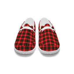 ScotsTee Shop Scottish Nisbet Modern Tartan Plaid Canvas Loafer Shoes