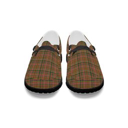 ScotsTee Shop Scottish Ogilvie (Ogilvy) of Strathallan Ancient Tartan Plaid Canvas Loafer Shoes