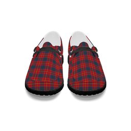 ScotsTee Shop Scottish Pitcairn Heritage Modern Tartan Plaid Canvas Loafer Shoes