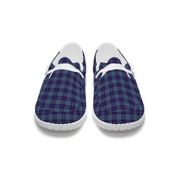 ScotsTee Shop Scottish Peacock Samantha Tartan Plaid Canvas Loafer Shoes