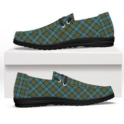 ScotsTee Shop Scottish Paisley District Tartan Plaid Canvas Loafer Shoes
