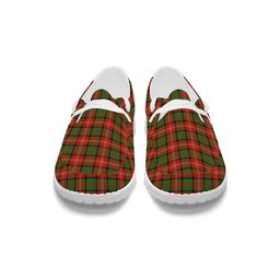 ScotsTee Shop Scottish Nisbet Ancient Tartan Plaid Canvas Loafer Shoes