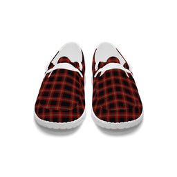 ScotsTee Shop Scottish Pirrie Tartan Plaid Canvas Loafer Shoes