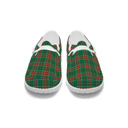 ScotsTee Shop Scottish Muirhead Modern Tartan Plaid Canvas Loafer Shoes