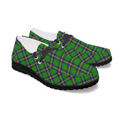 ScotsTee Shop Scottish New Mexico Tartan Plaid Canvas Loafer Shoes