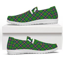 ScotsTee Shop Scottish New Mexico Tartan Plaid Canvas Loafer Shoes