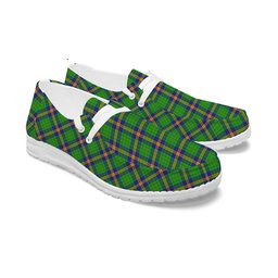 ScotsTee Shop Scottish New Mexico Tartan Plaid Canvas Loafer Shoes