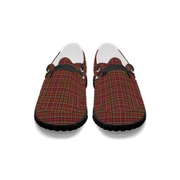 ScotsTee Shop Scottish Ogilvie 2 Tartan Plaid Canvas Loafer Shoes