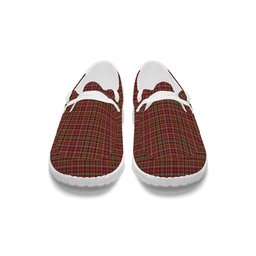 ScotsTee Shop Scottish Ogilvie 2 Tartan Plaid Canvas Loafer Shoes