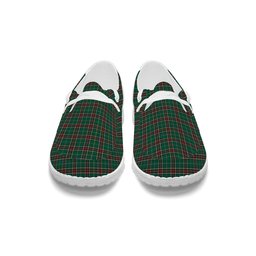 ScotsTee Shop Scottish Newfoundland Labrador Province Canada Modern Tartan Plaid Canvas Loafer Shoes