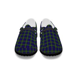 ScotsTee Shop Scottish Newman SC Tartan Plaid Canvas Loafer Shoes