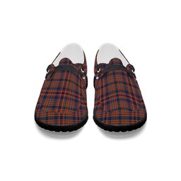 ScotsTee Shop Scottish Ogilvie 6 Tartan Plaid Canvas Loafer Shoes